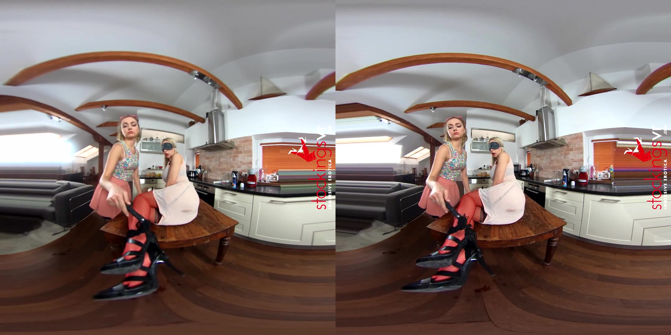 Natalie Cherie & Victoria Puppy in Bitch With A Whip - StockingsVR
