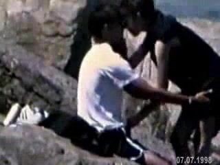camera man caught this naughty girl riding her boyfriend
