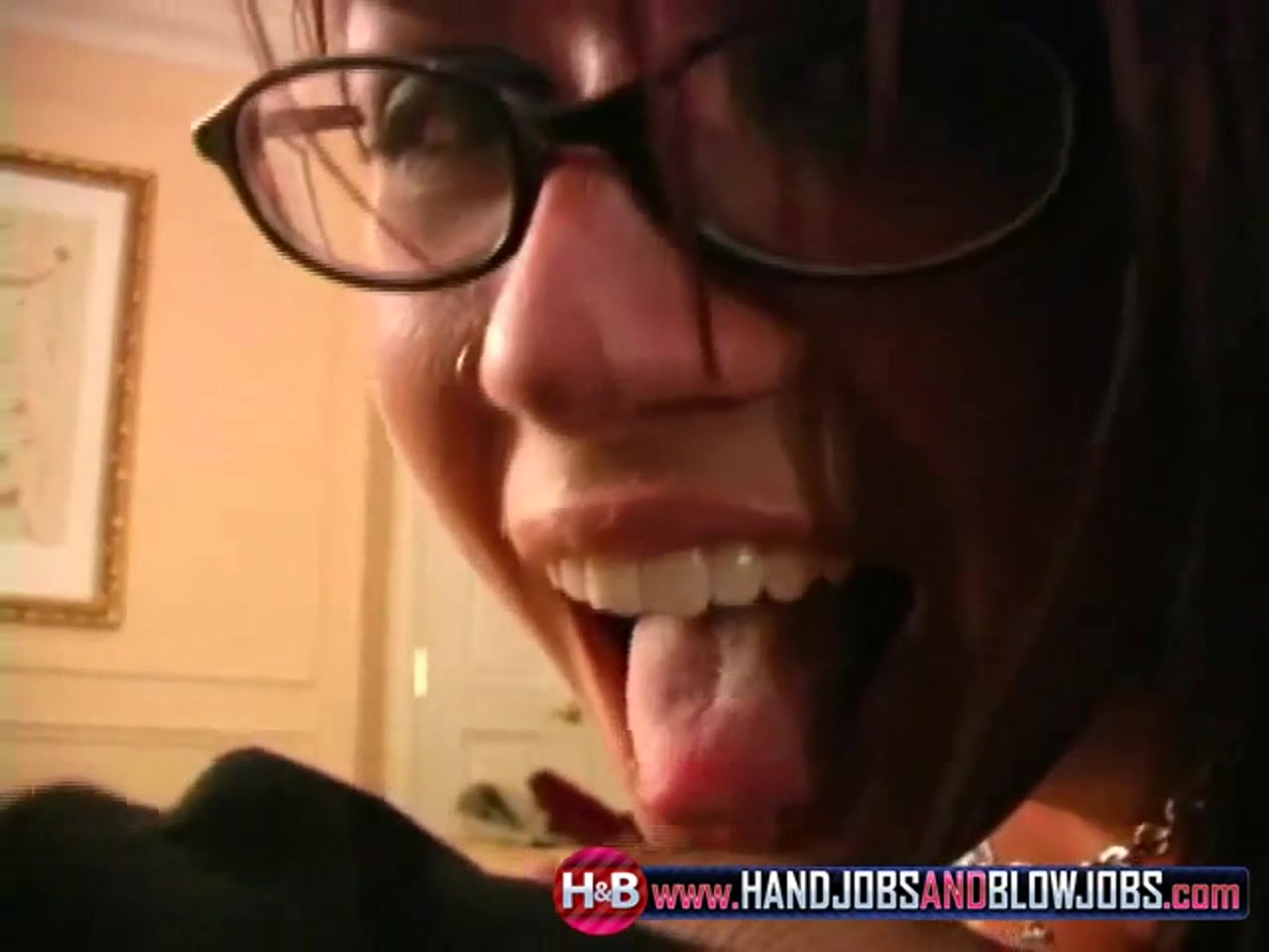 Eva spex slut sucks on rock hard cock