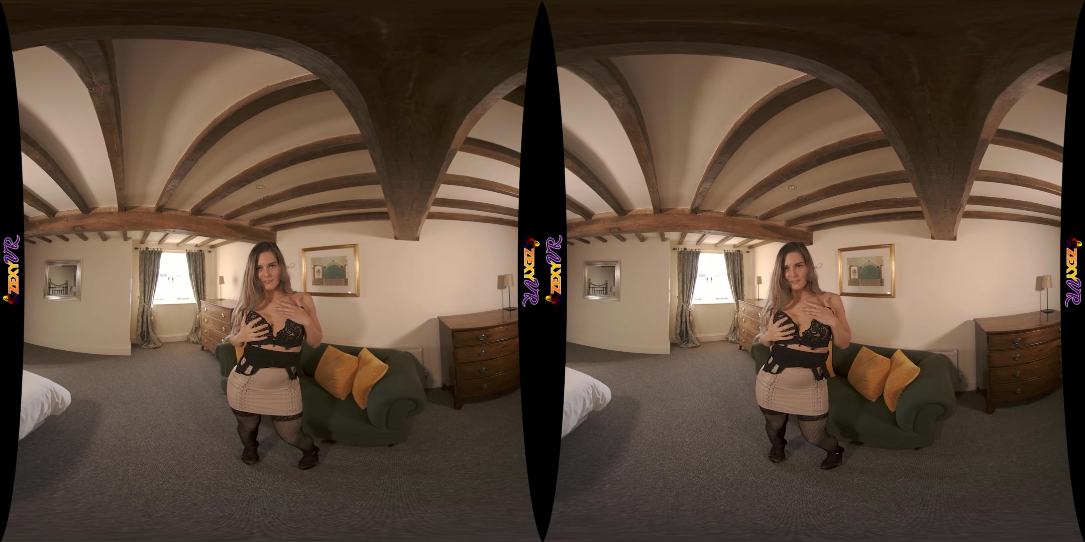 Bedroom Antics featuring Louise T - ZexyVR
