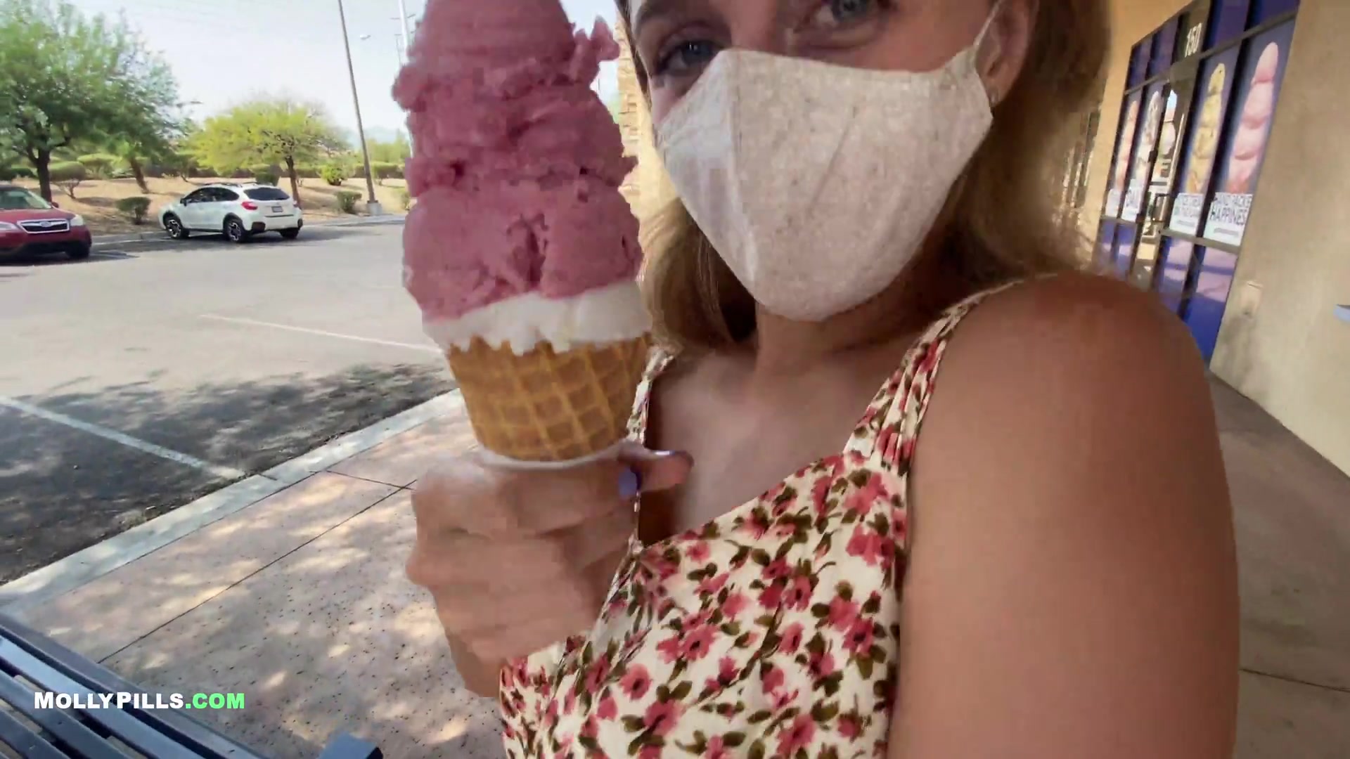 Ice Cream Date Turns Into Cream Pie Desert Naughty Roadtrip - Sex Movies Featuring Molly Pills