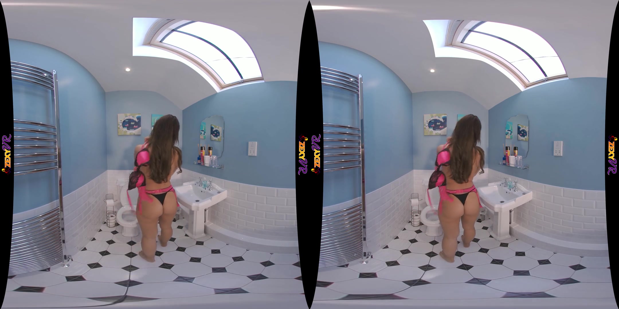 Bathe With Me Pt1 - Babe with Big Tits in the Bathroom