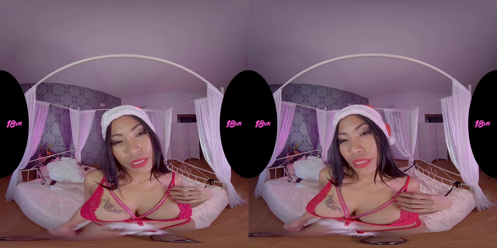 Polly Pons & Alexa Flexy in Christmas Bashing - 18VR