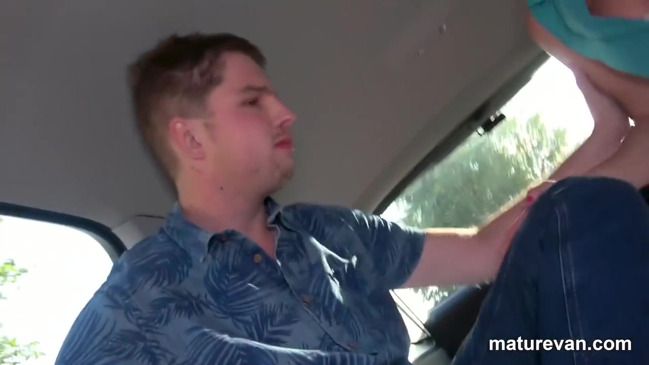 Hairy Granny Picks Up Shy Virgin Boy In The With Mature Van