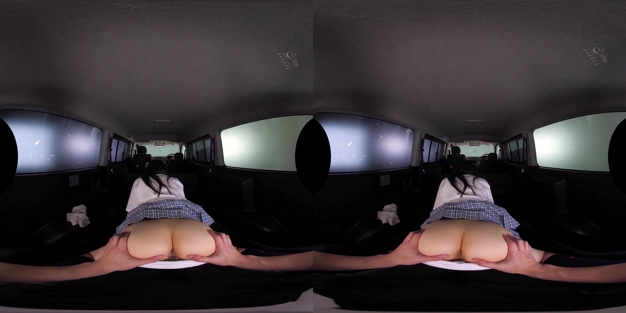 Fucks in the Back of a Van After School Pt. 1 - Petite Asian teen 18+ Car Sex