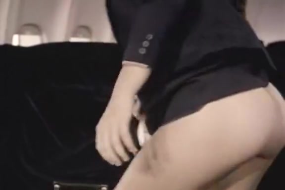 Stacey Donovan, Paul Thomas in retro porn clip featuring sex with a stewardess