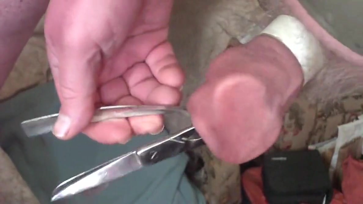 With A Table Tennis Ball, Scissors, Two Spoons