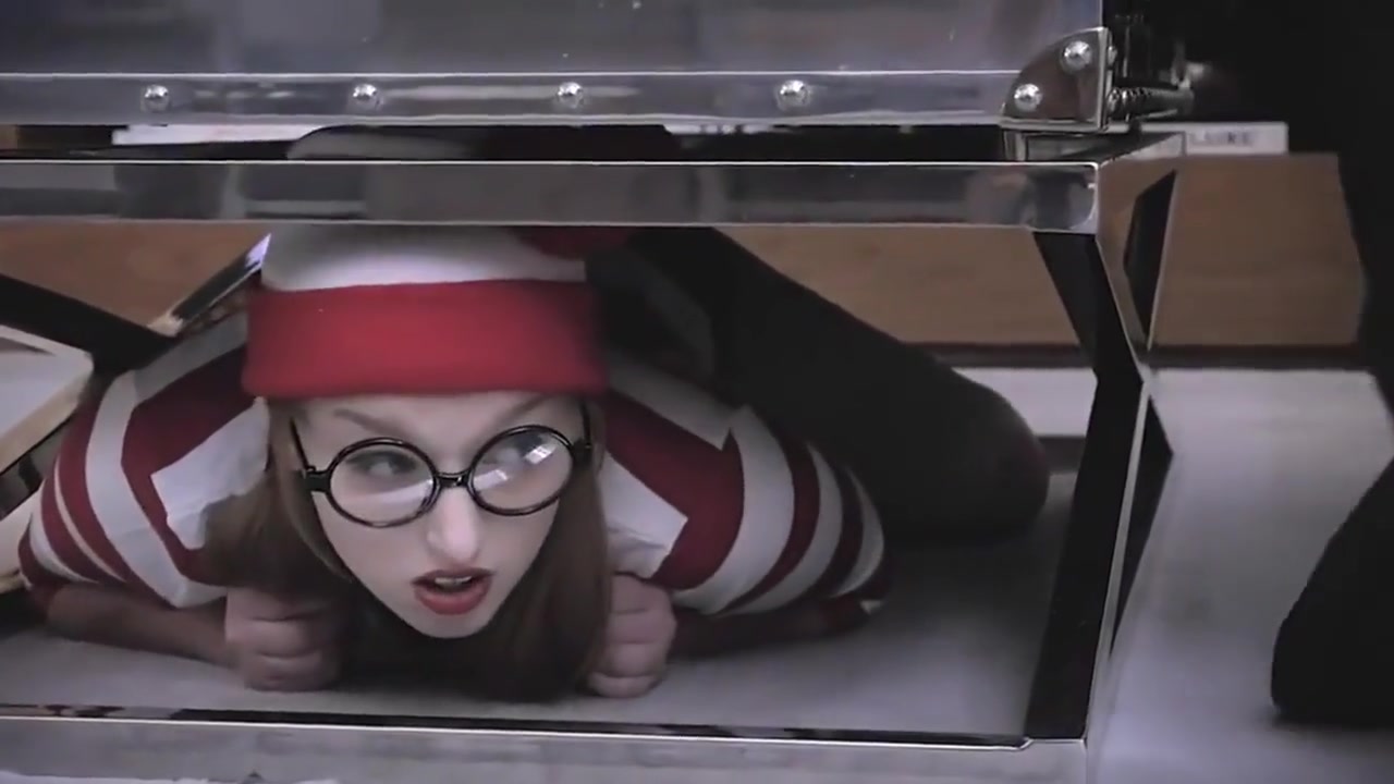 Cute Pigtailed Ginger Fucks A Huge Costumed