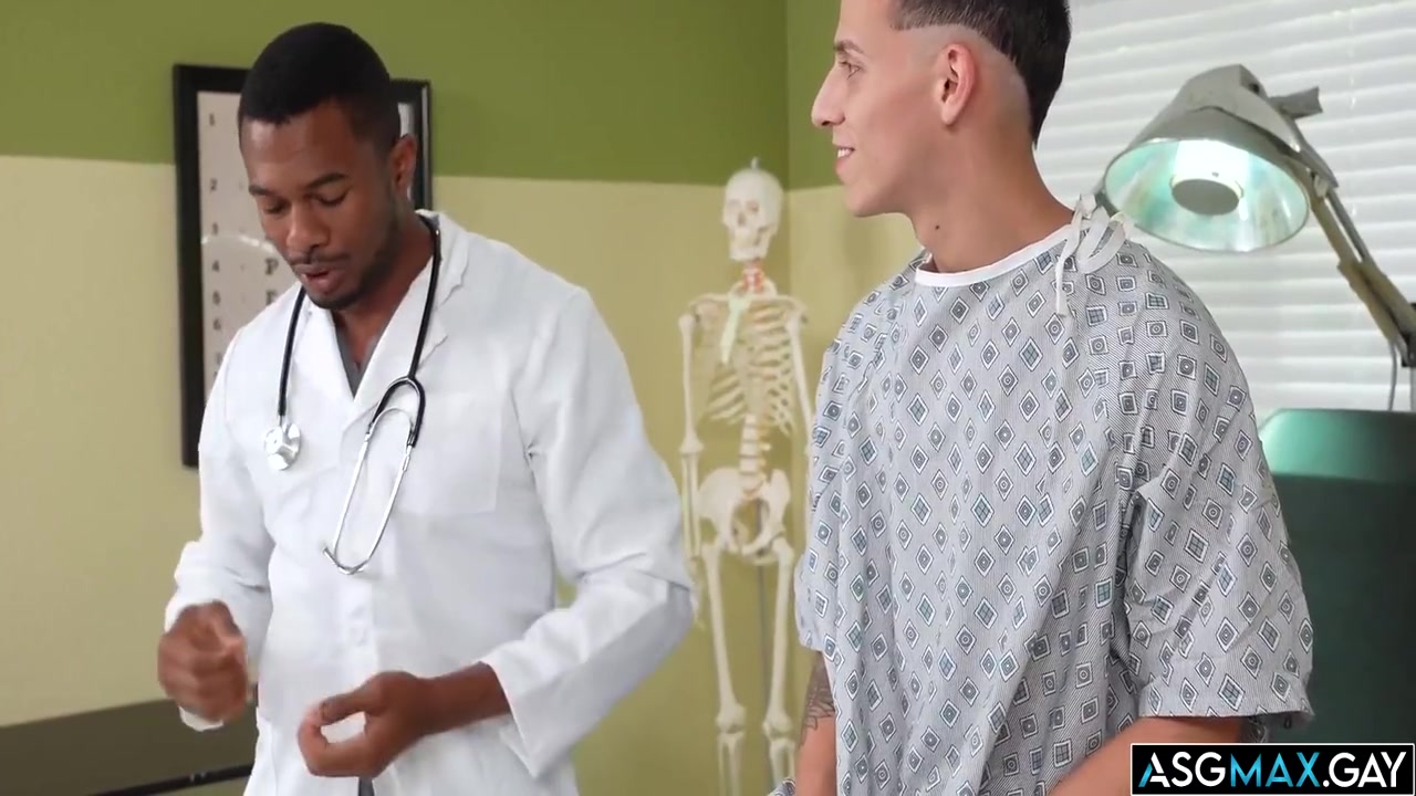 Des Irez Gets A Boner When A Black Doctor Examines His Prostate! With Two Fingers Up His Ass Des Is Craving More And Soon Has The Doctors Dick Deep Inside Him! 6 Min