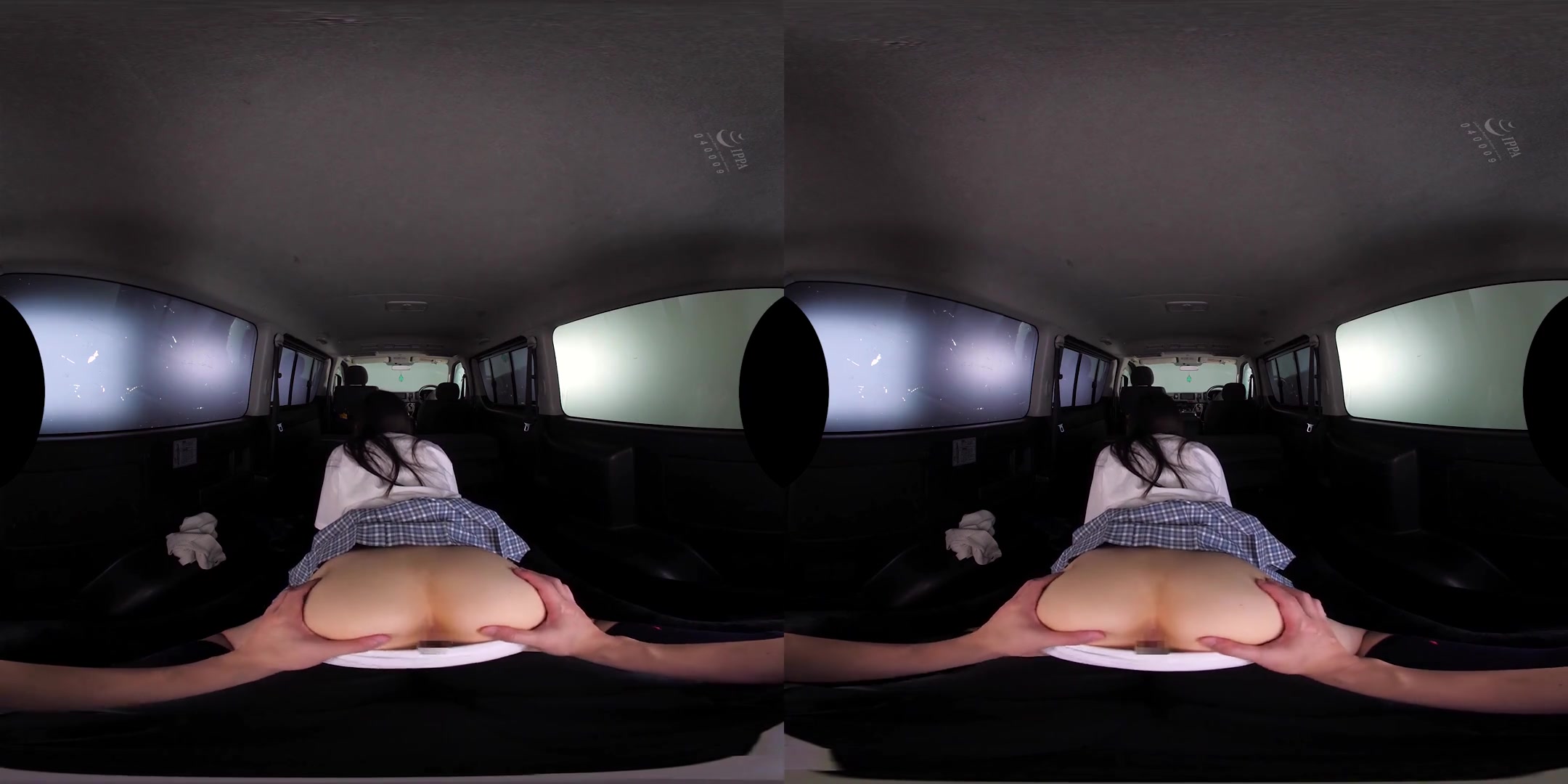 Fucks in the Back of a Van After School Pt. 1 - Petite Asian teen 18+ Car Sex