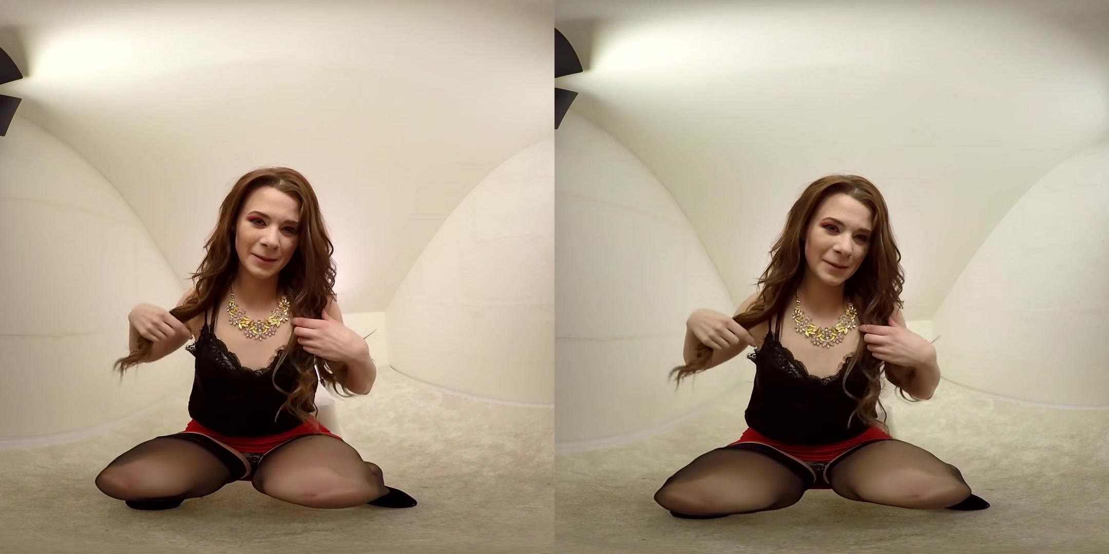 Teen Jenny Silver Toying - Petite Shaved Nylons