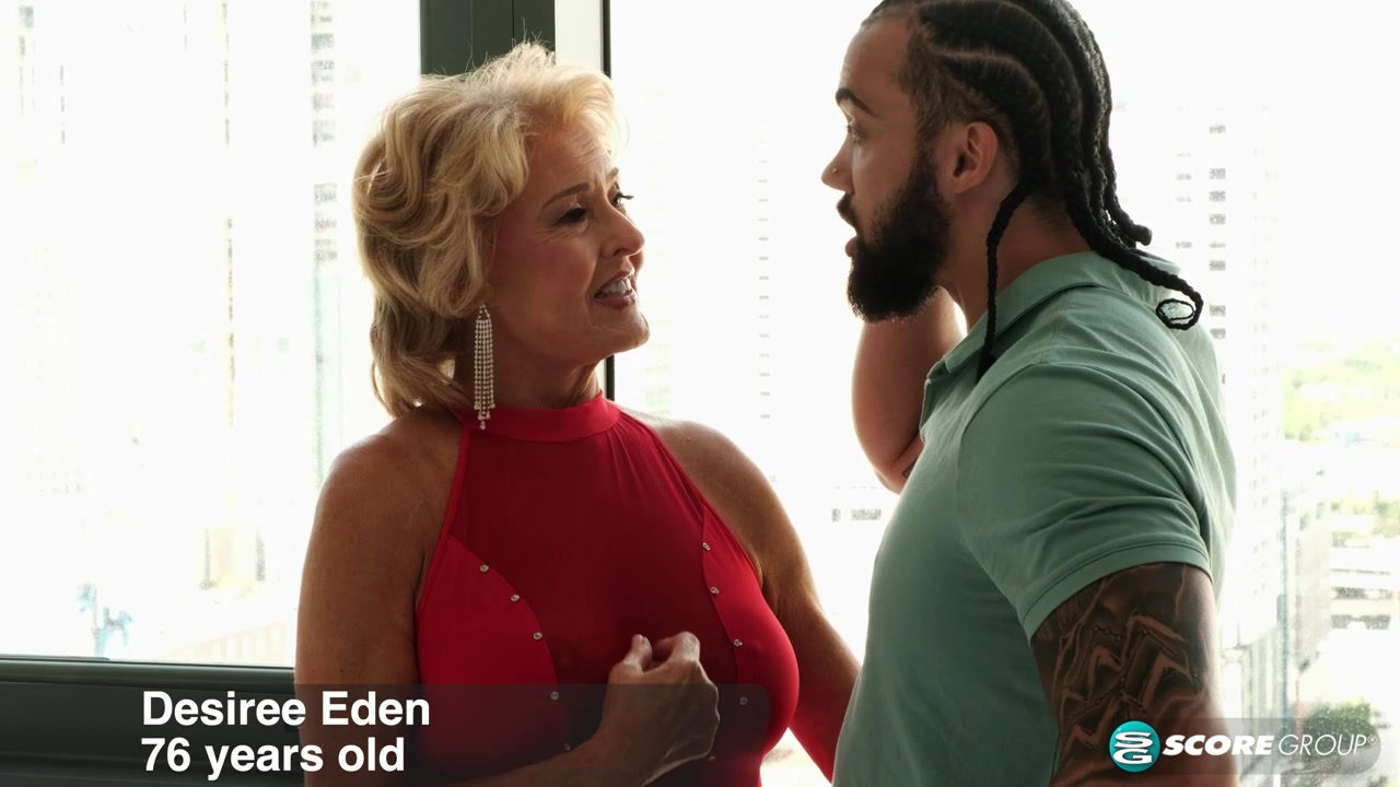 A 28-Year-Old Fucks 76-Year-Old Desiree Eden Hard