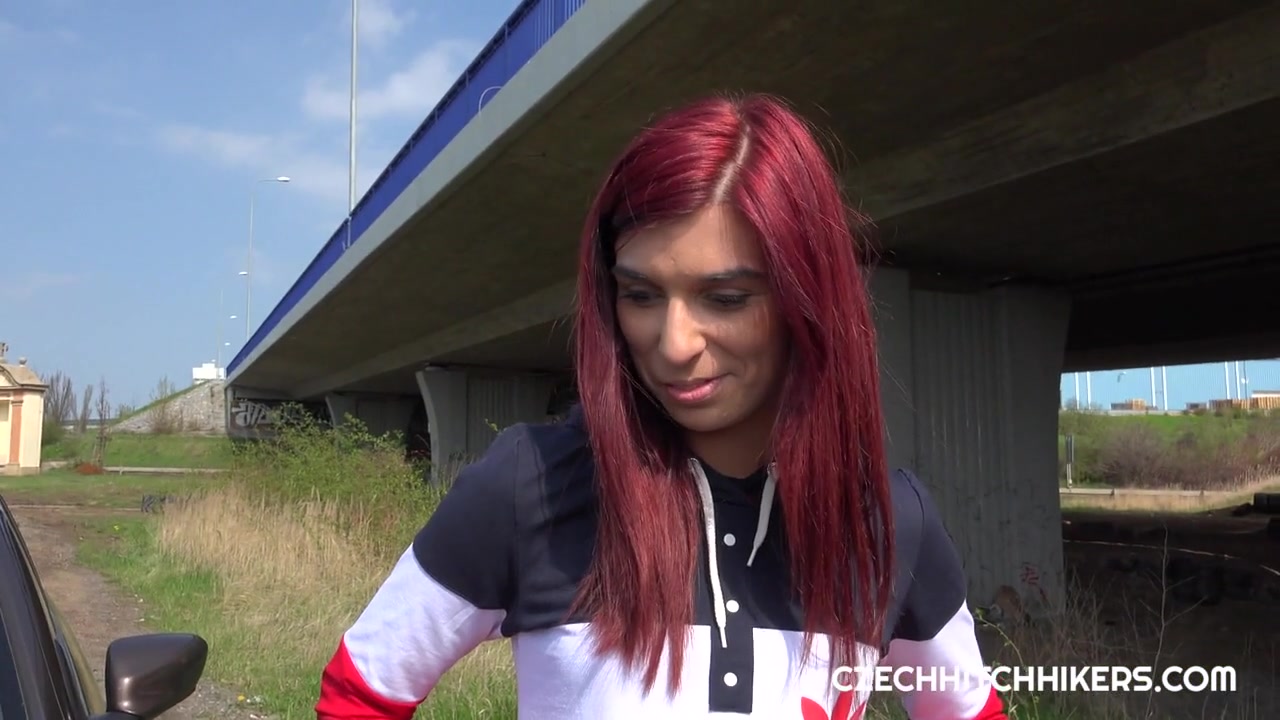 Adam Black & Jessica Red in Horny Redhead Hitchhiker - Porncz