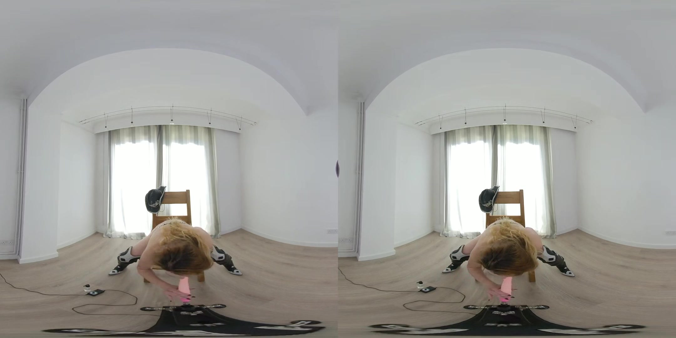 Aloralux, Riding the Sex Machine; Horny Amateur Babe Solo VR Porn