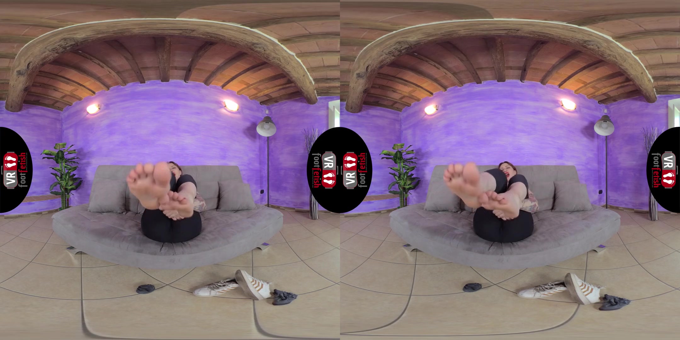 Sexy Ammalia Wants You To Smell Her Sweaty Feet Odor - Intense Foot Fetish Close-Up