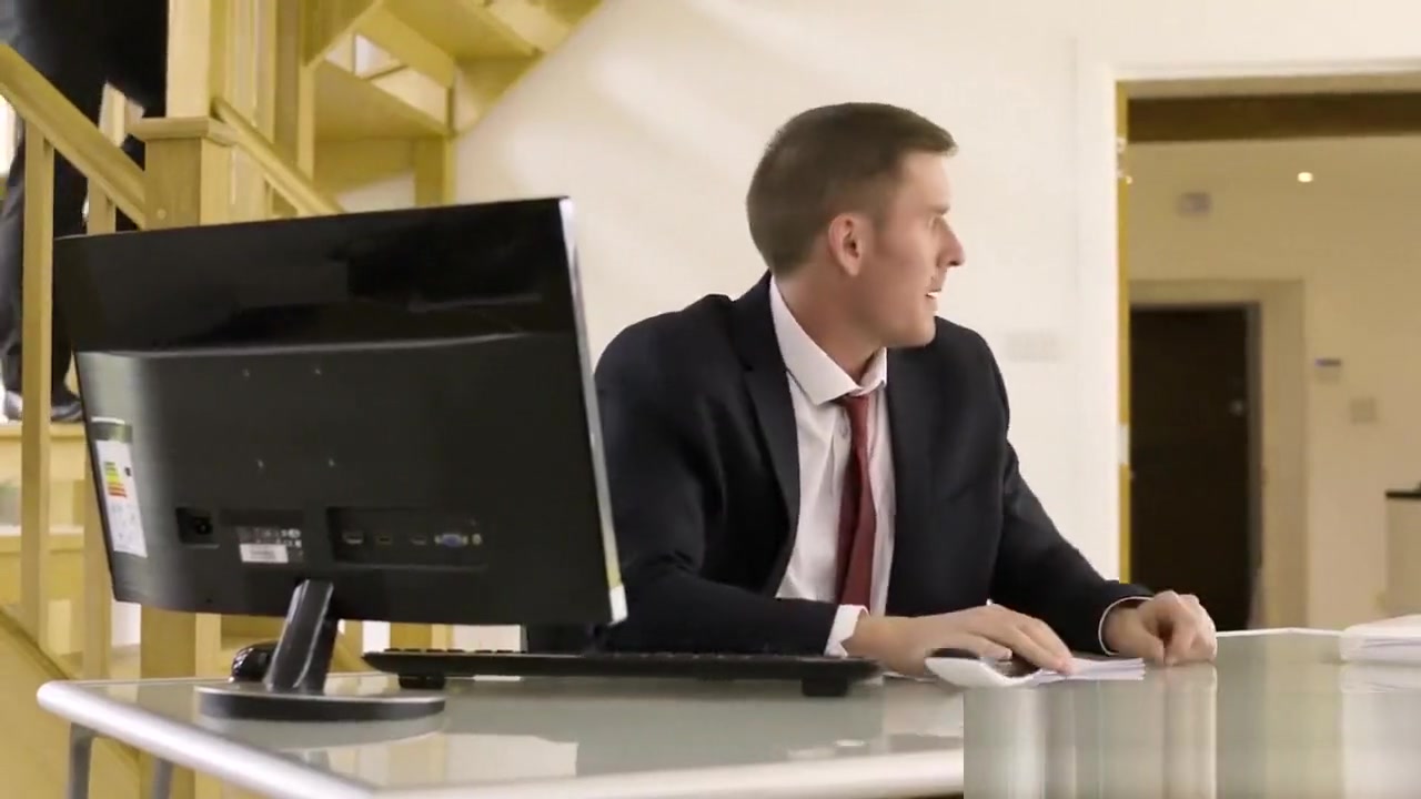 Office Obsession - Ginger girl Ella Hughes gets fucked at work