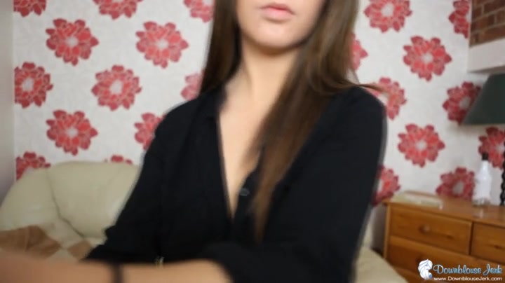 Isabella in Cut To The Cleavage - DownblouseJerk