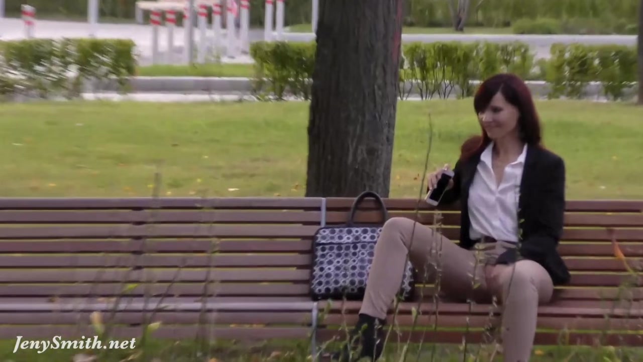 Jeny Smith was caught wearing crotchless pants in public