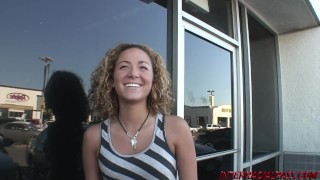 19 year old Teagan takes huge black dick