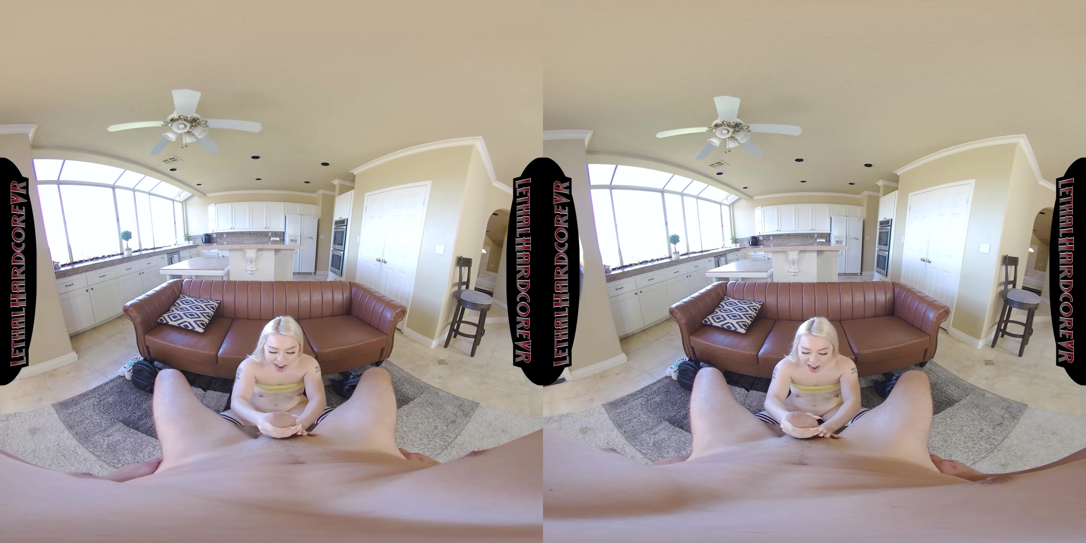 Haley Convinces Stepdaddy To Not Tell On Her - LethalHardcoreVR