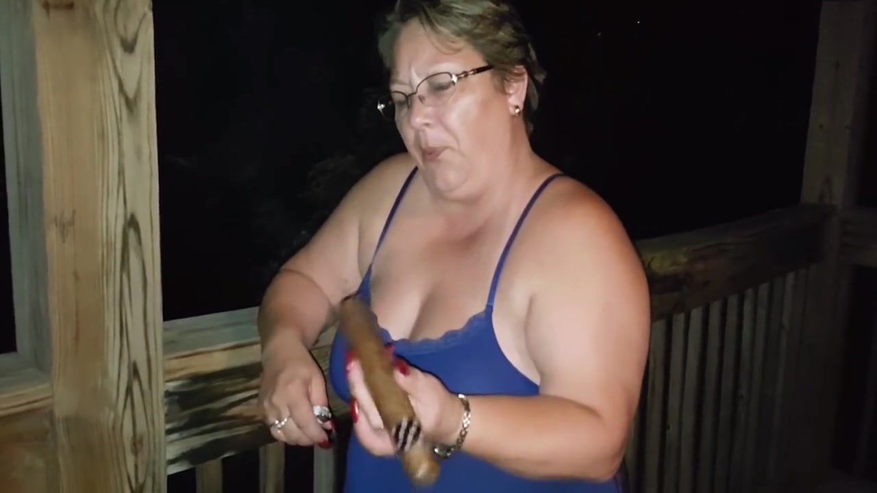 Huge Cigar Smoking