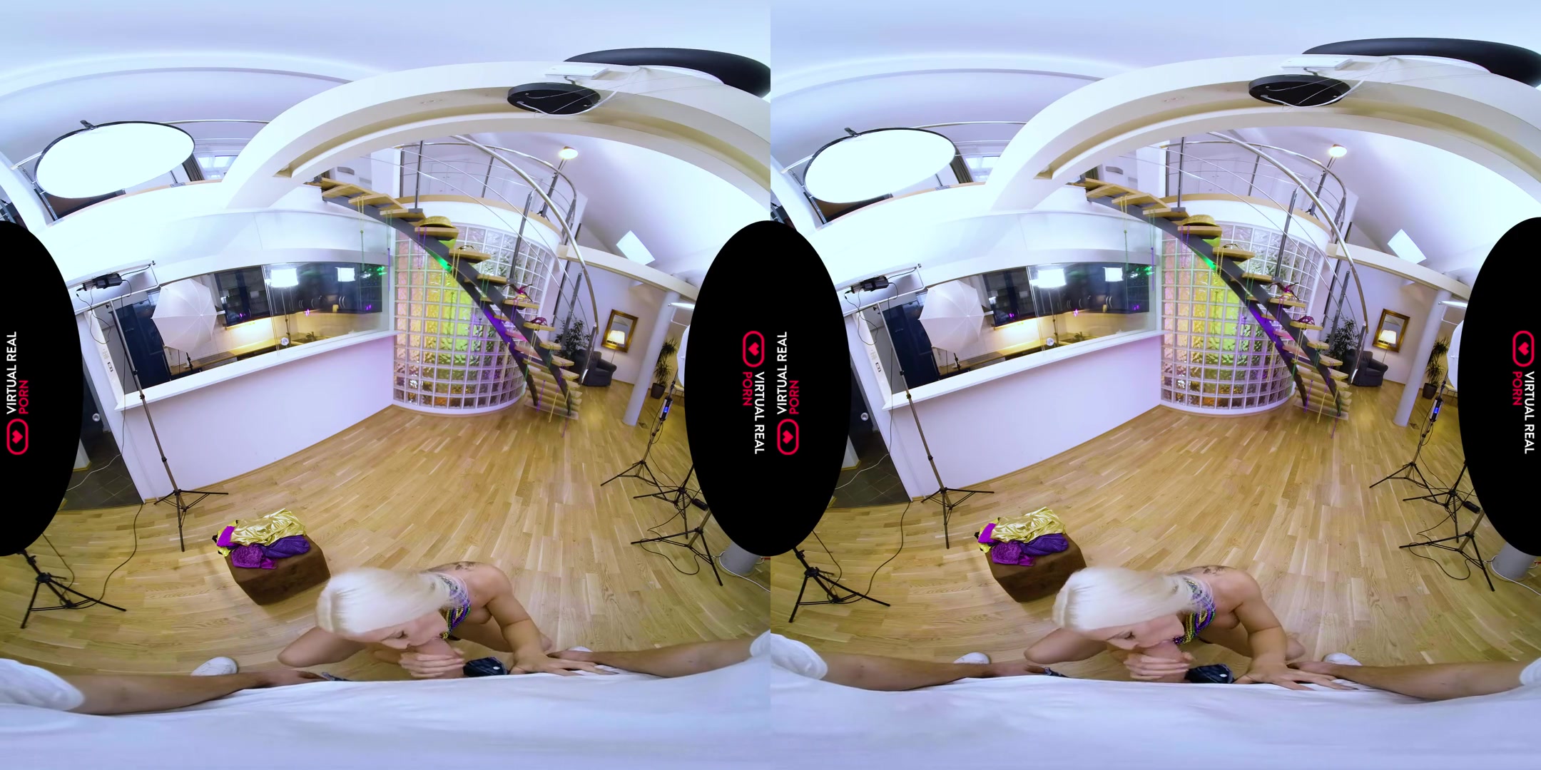 Mardi Gras Photoshoot - Big Tits Blonde Pornstar Anal POV VR