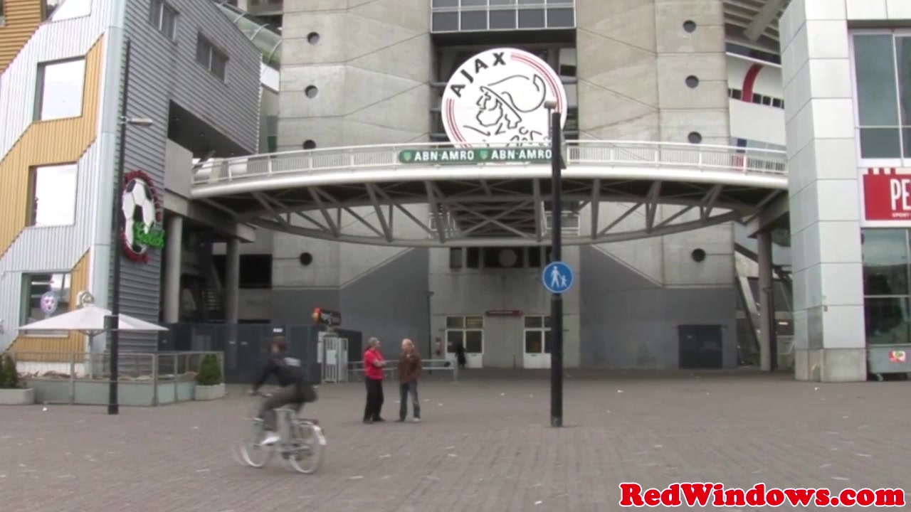Skanky redlight hooker swallows some cum
