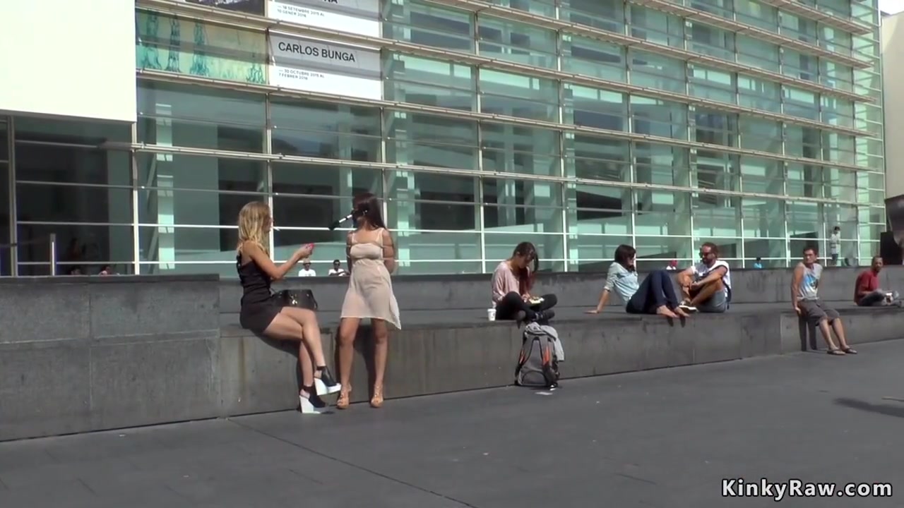 Slave Walked In Public As Ashtray