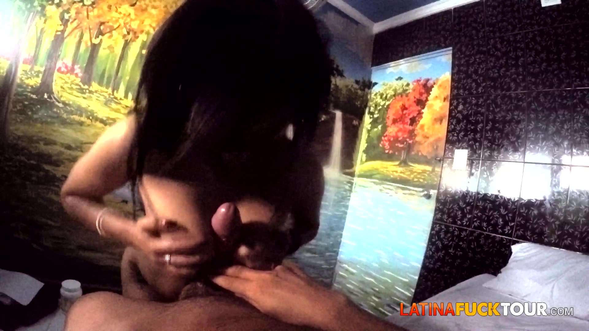 Big Tits Latina Face Fucked On