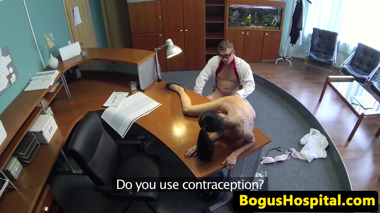 Real patient pussyfucking her doctors cock