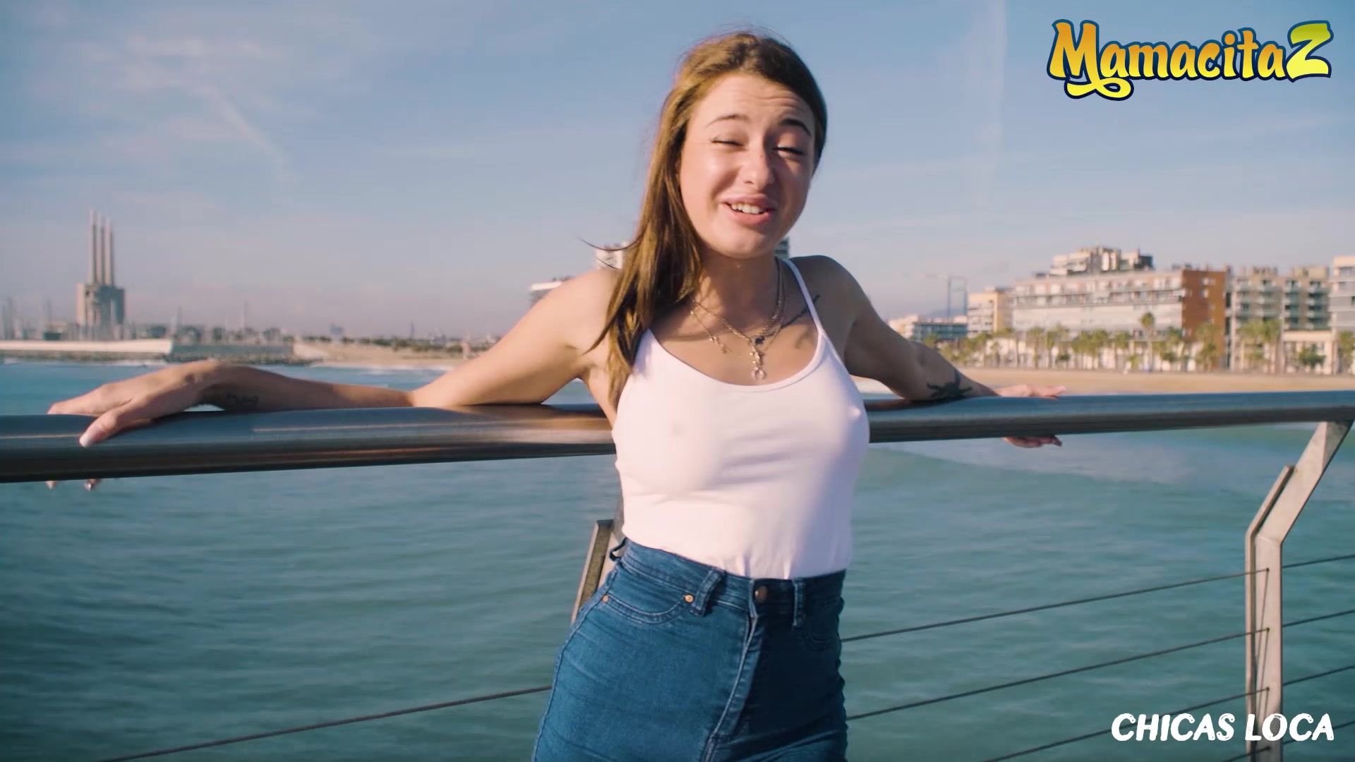 MamacitaZ - Sandra Wellness - Naughty Chick Banged On Public Beach