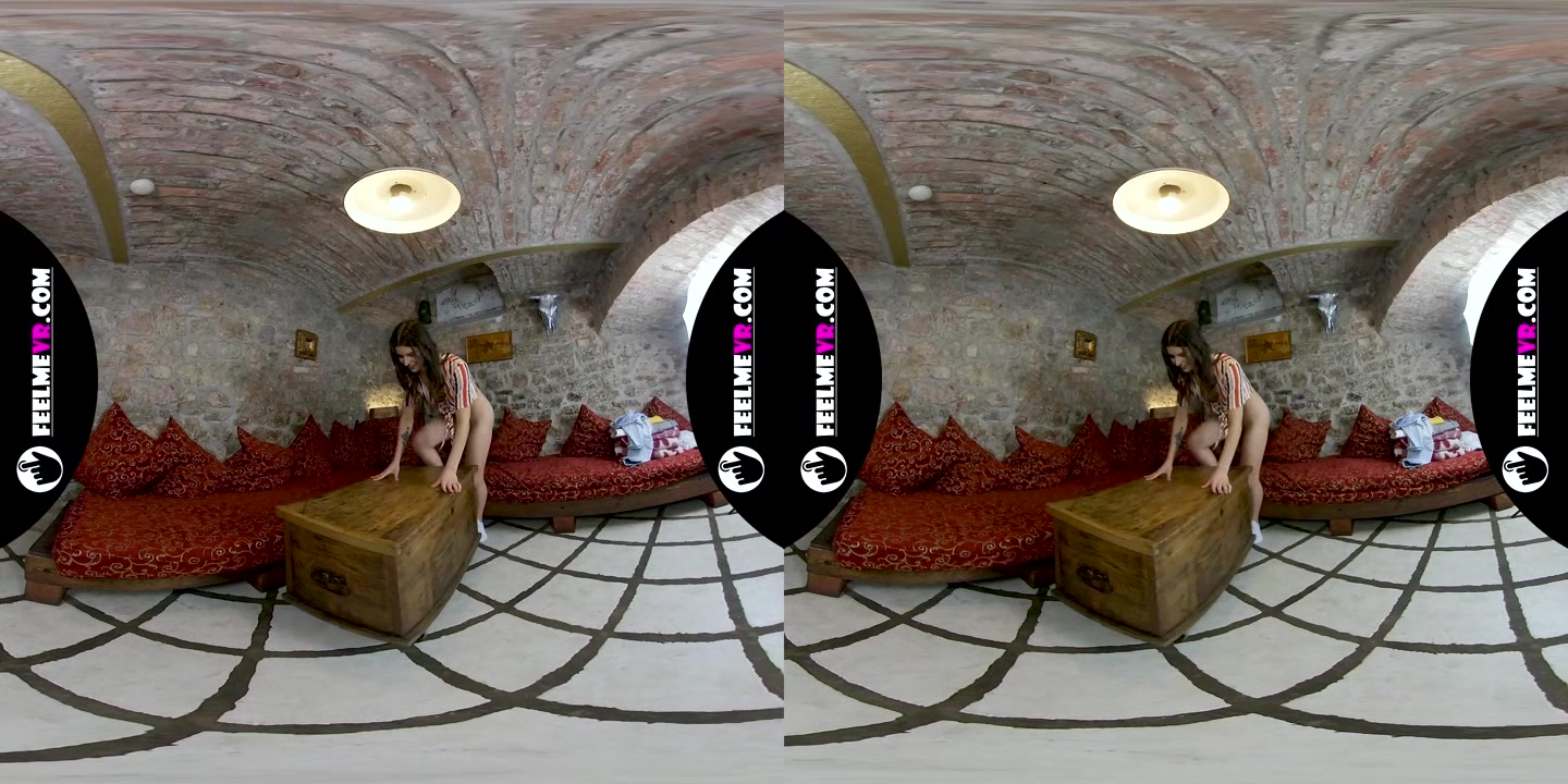 Virtual Reality Nude Photosession Backstage With Teenager Viola Kat - FeelMeVR