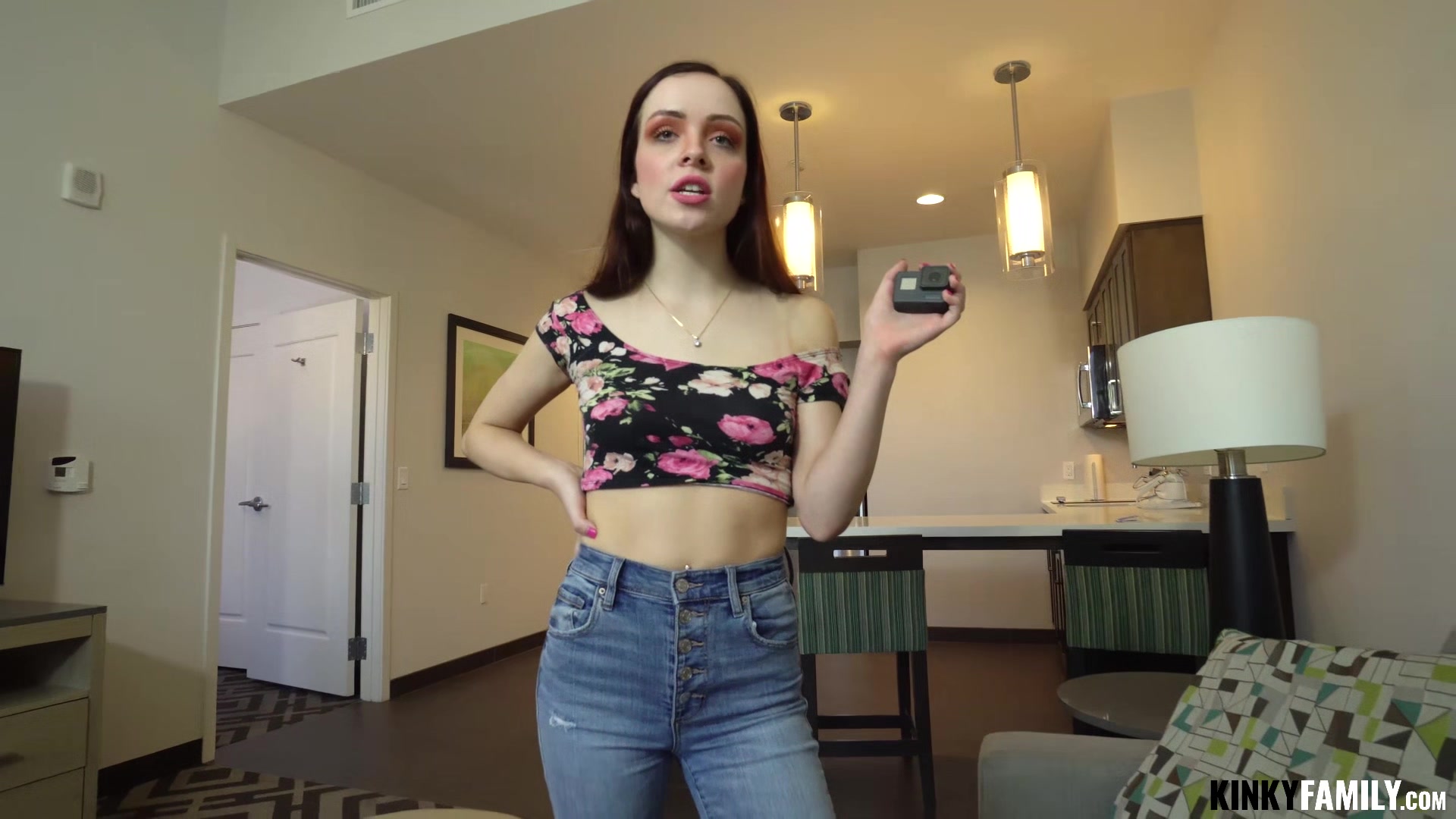 Kinky Family - Aliya Brynn - Spied on stepsis & fucked her