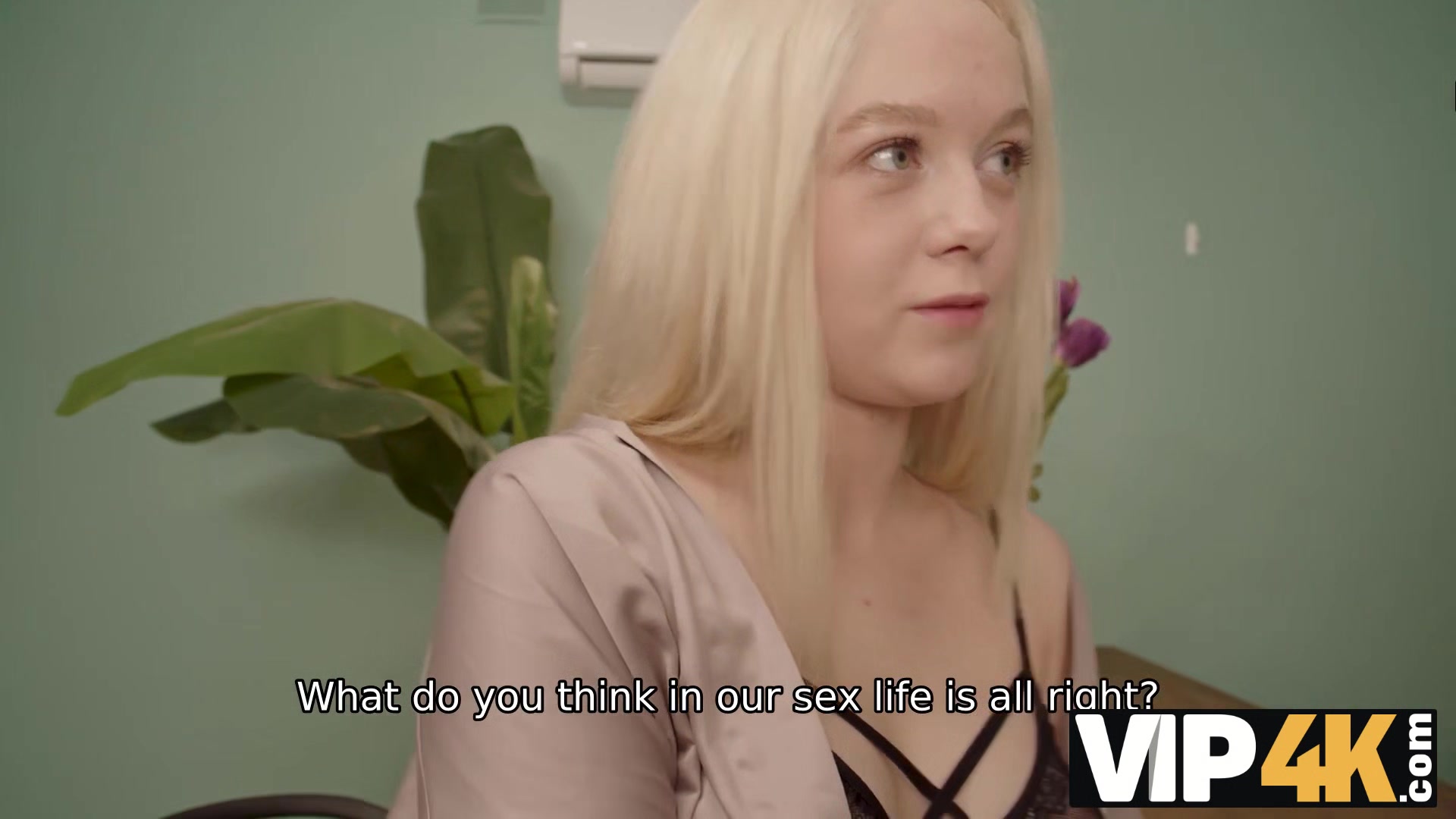 VIP4K. Five guys visit cute blonde teen 18+ to fuck her in front of her beloved