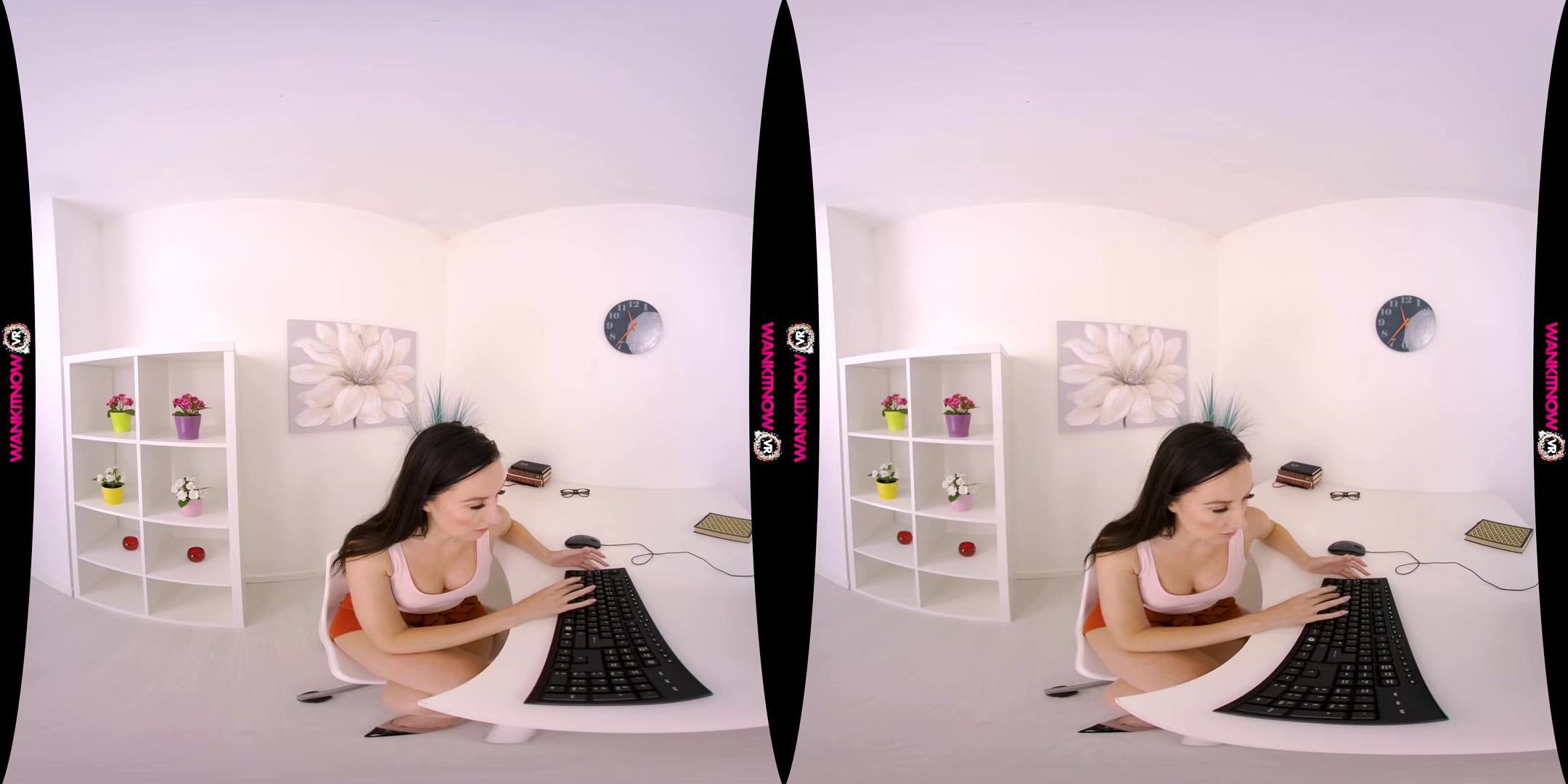 Wank For Work - Petite Brunette Fingering - Sexlikereal
