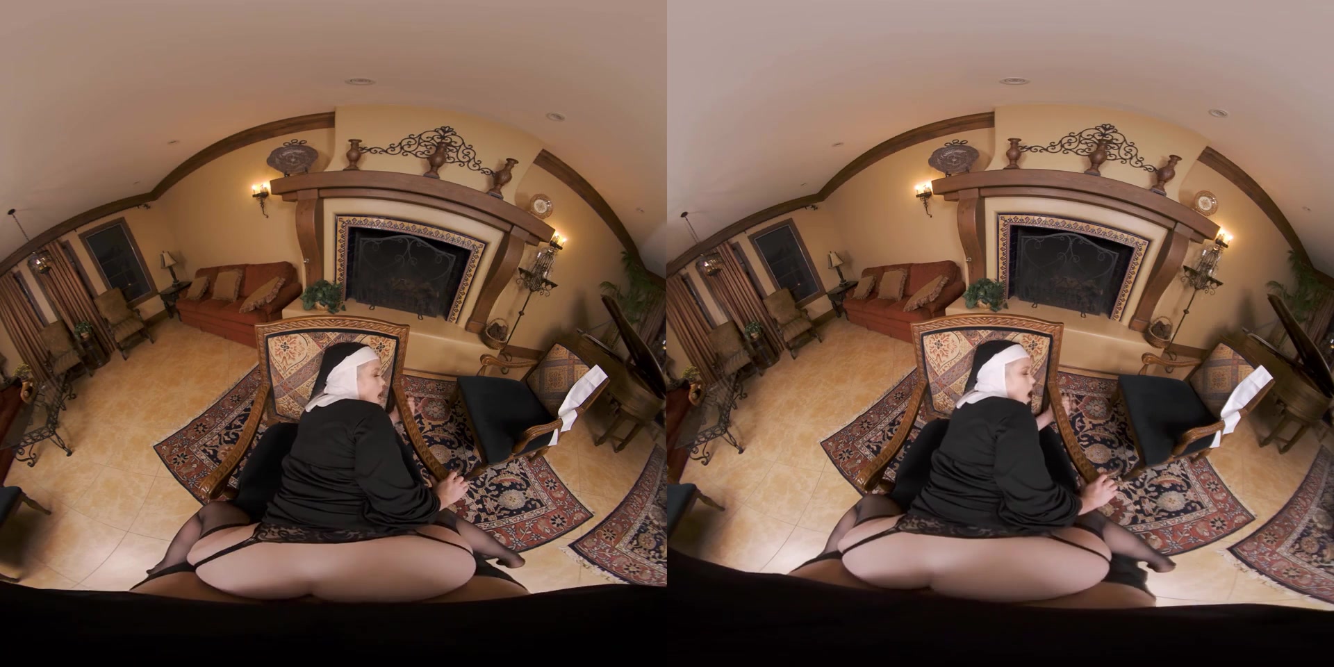 Kay Carter in The Nun VR Porn Video - VRBangers