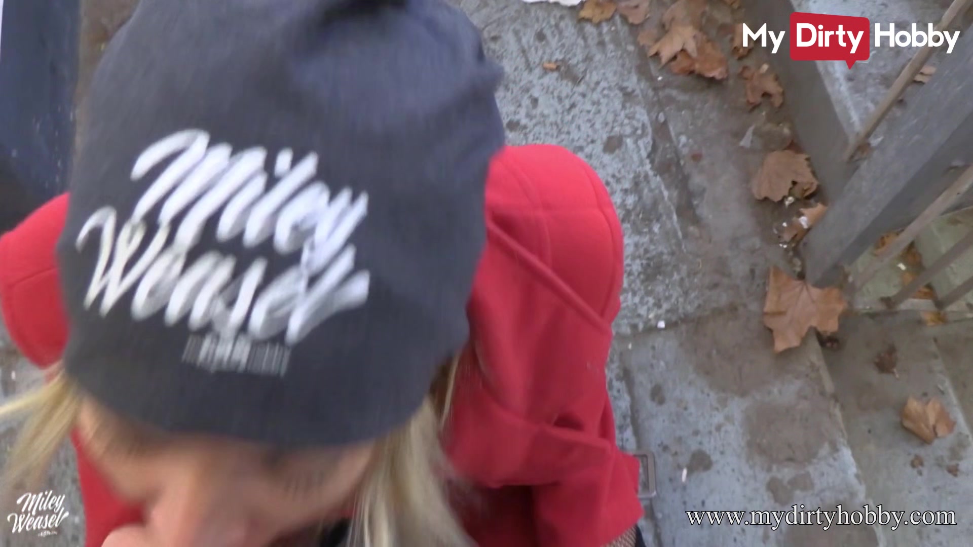 MyDirtyHobby - Public fuck and cumshot at a parking lot