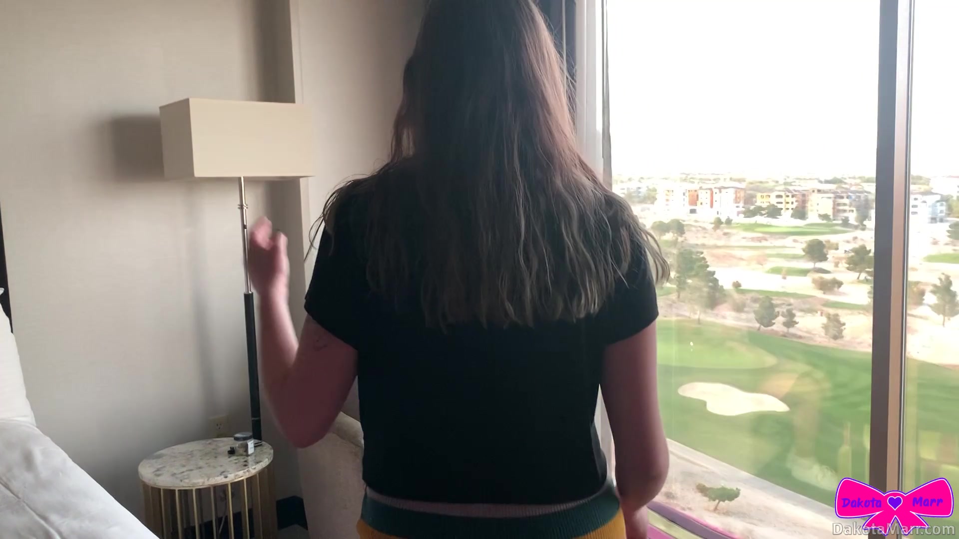 Caught Punished Hotel Weed Smoking - Dakota Marr