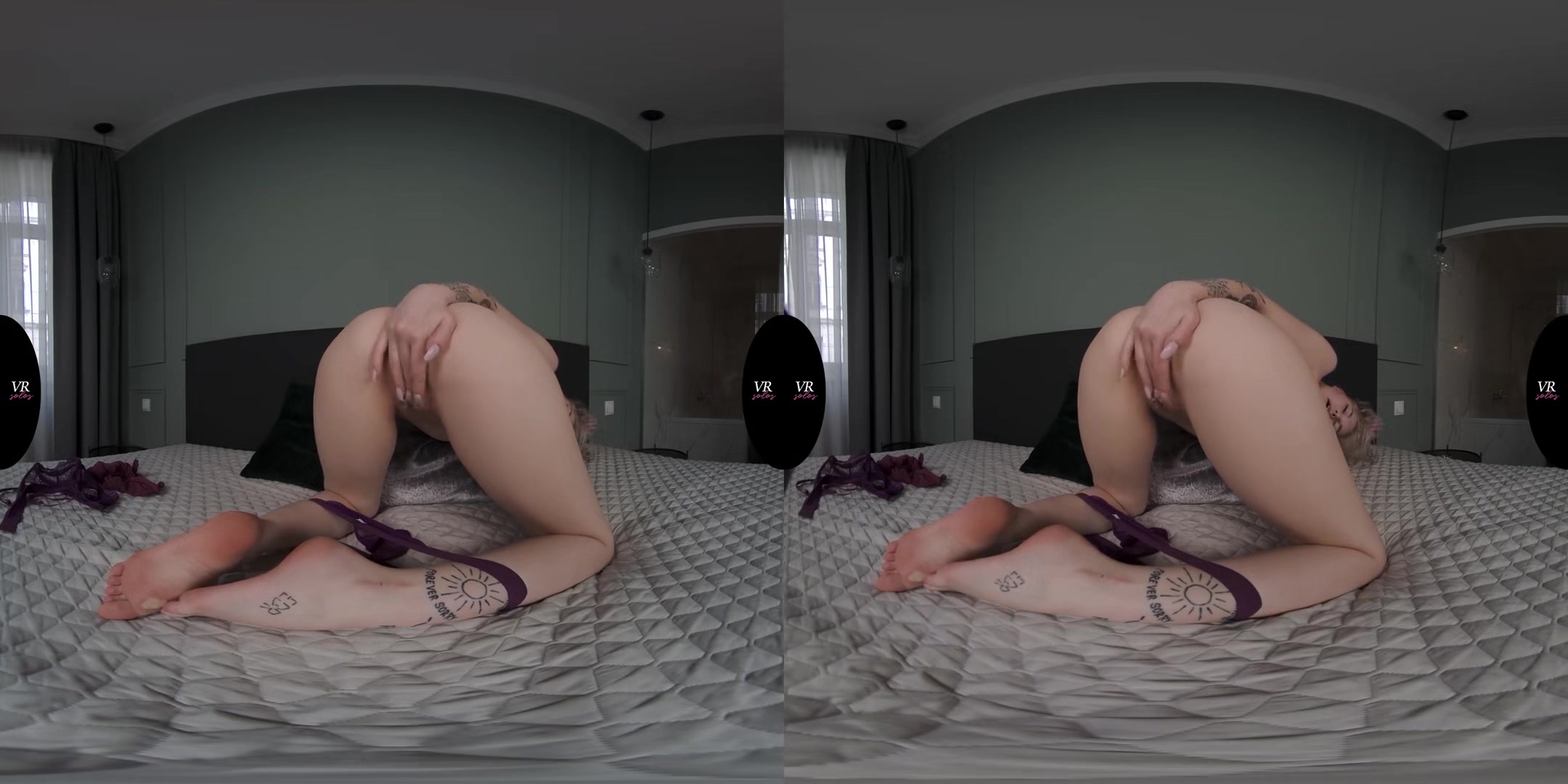 Petite Teen Fucks Herself With Glass Dildo - Hot Blonde Babe Solo Masturbation Up Close