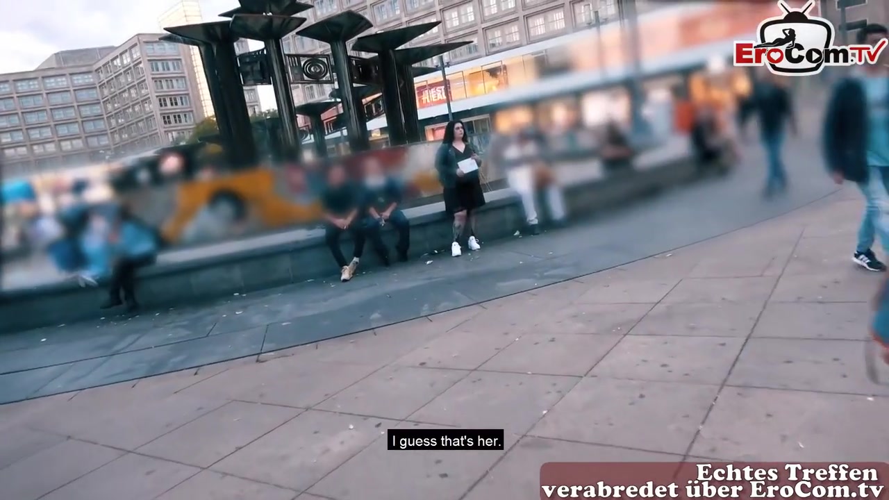 German Chubby Fat Girl Picked Up At Real Street Casting