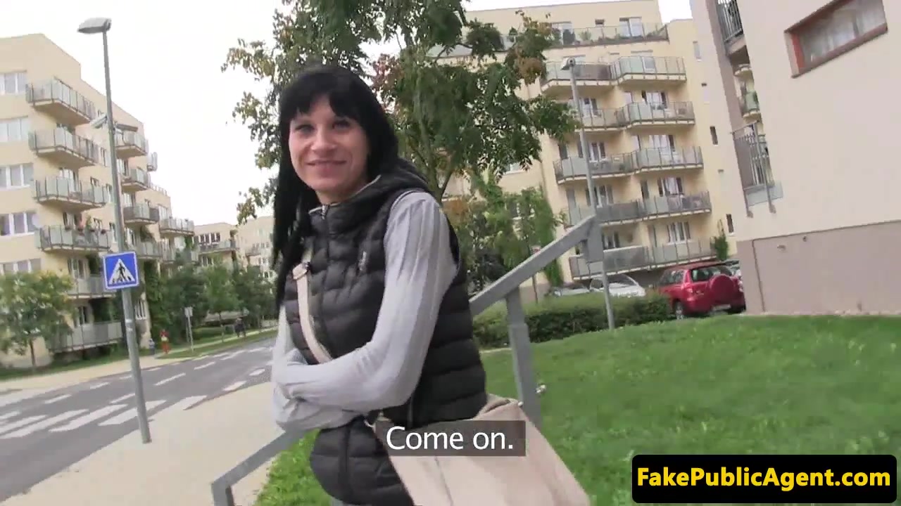 Euro amateur riding a strangers hard cock