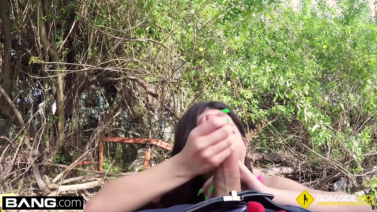 Roadside - Natalie POV outdoors public sex with mechanic