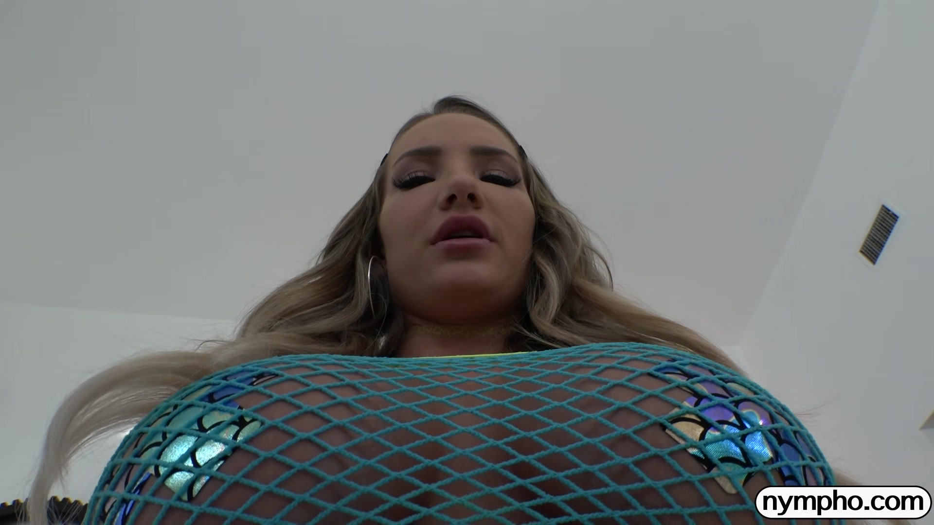 NYMPHO Busty blonde Cali Carter loves anal creampies