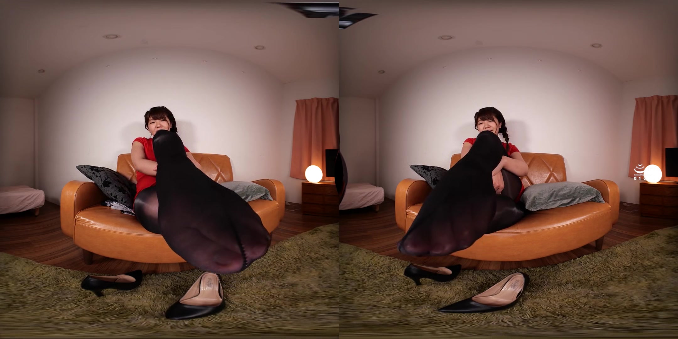 Pantyhose Licking JOI; JAV Idol Leg Fetish VR
