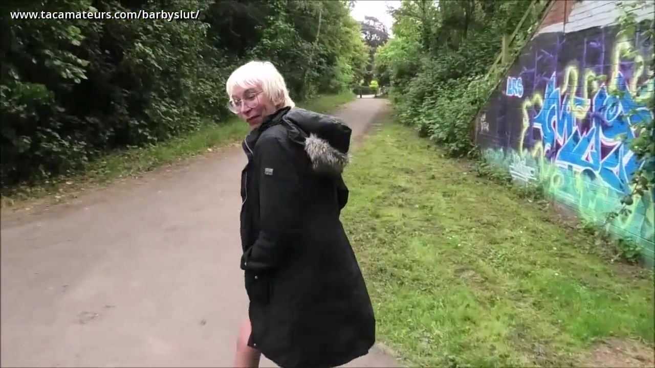 Flashing In Tights Outside