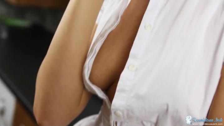 Antonia in Classy Cleavage - DownblouseJerk