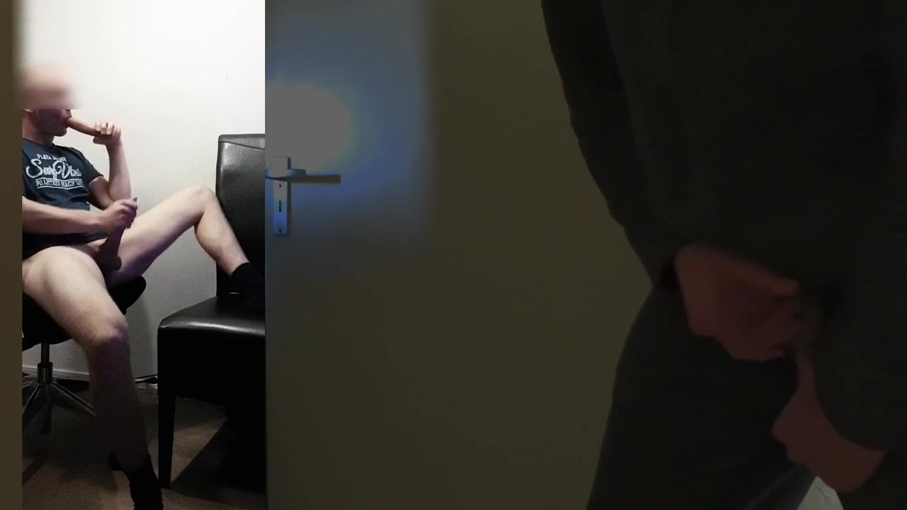 Roommate Caught Masturbating While Anal Penetrating Himself And Watching