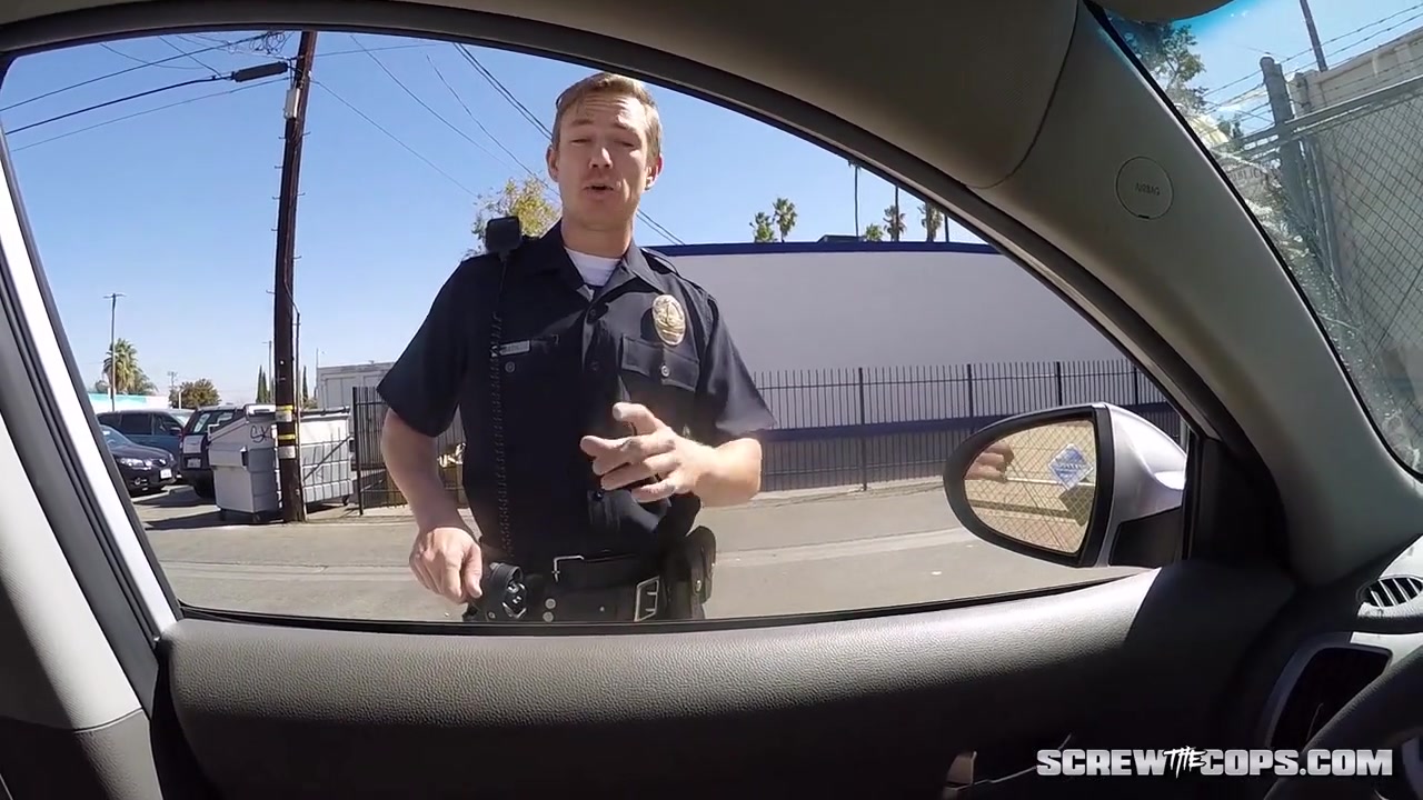 CAUGHT! Black girl gets busted sucking off a cop during rally!