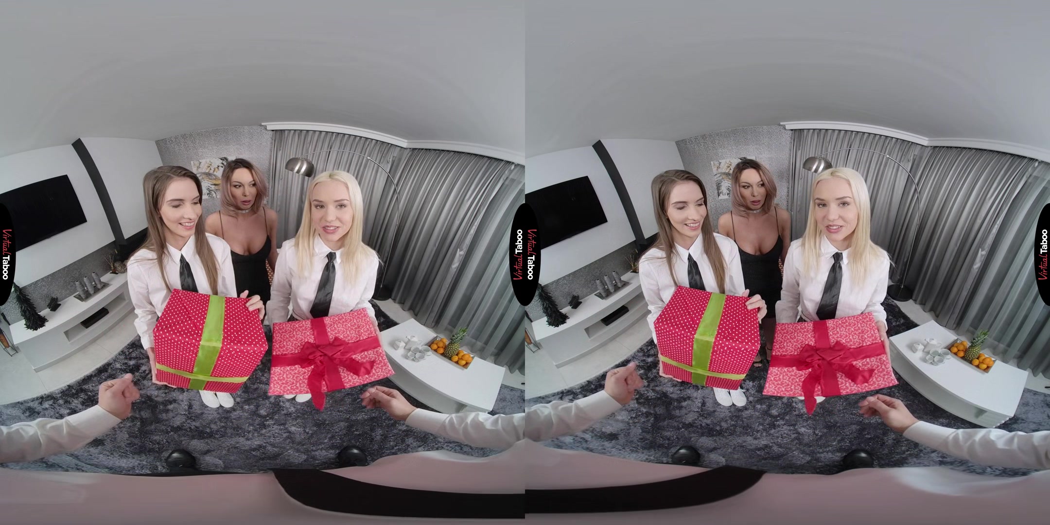 Barbie Brill, Lili Charmelle VR Porn: Study Time - Episode 6 The Gifts - VirtualTaboo