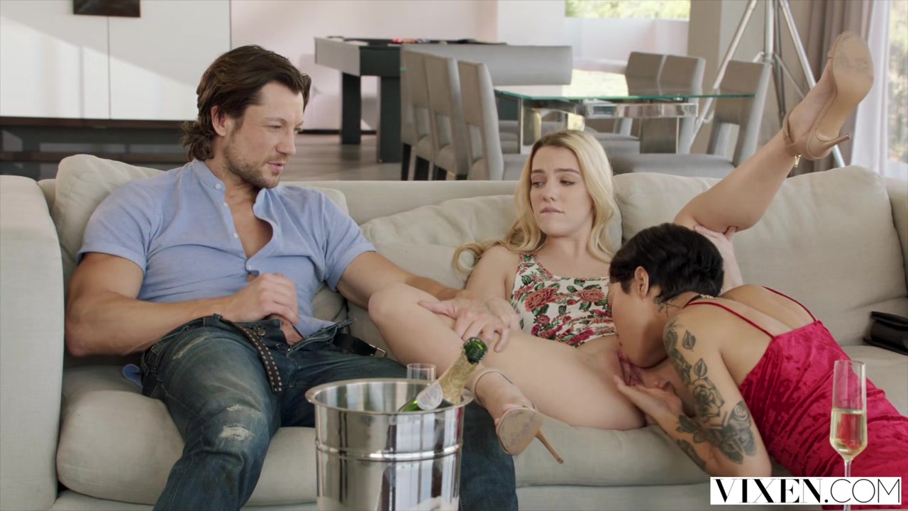 VIXEN Actress is Seduced By Hollywood Couple